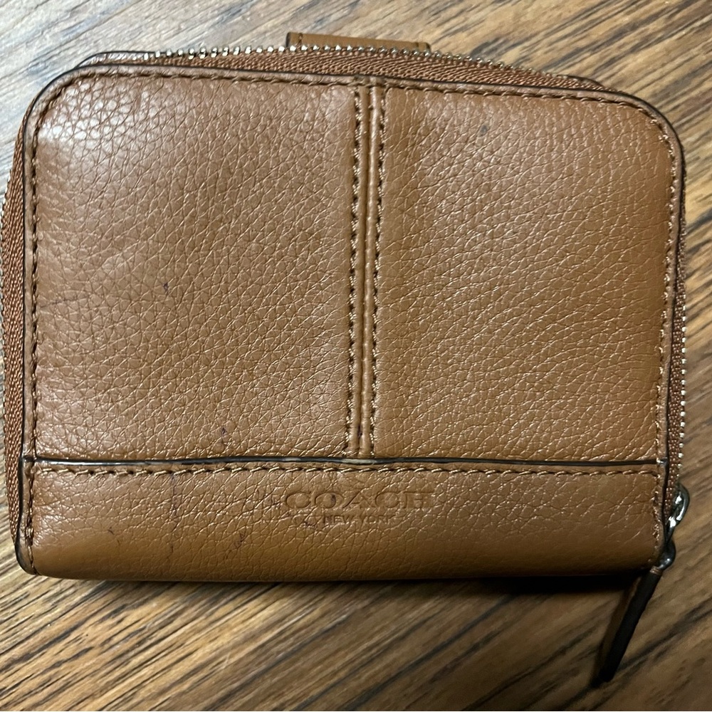 Coach Brown Leather Wallet